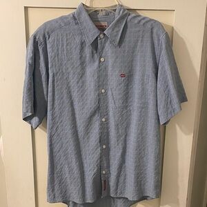 Quiksilver Blue Dress Shirt